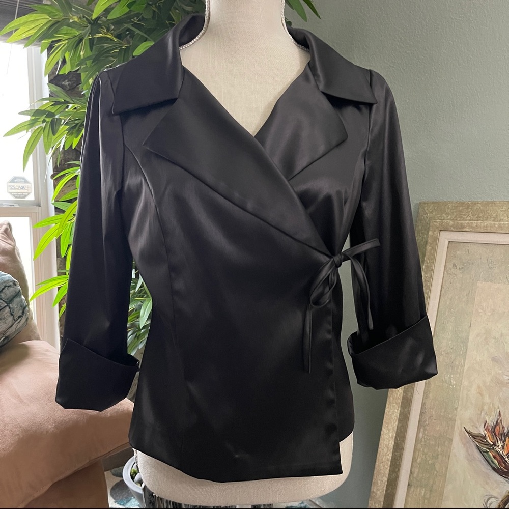 Satiny chocolate brown top - Bebe